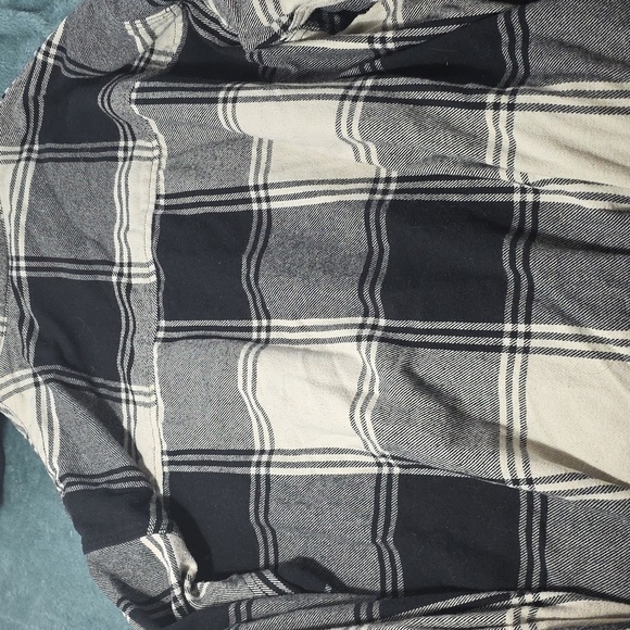 Fashion Nova Men Black and Gray Plaid Jacket - Picture 6 of 6